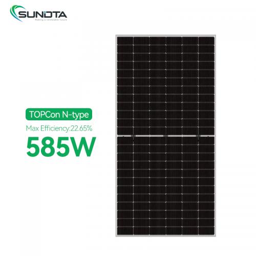 585W N-type 72 Half Cell Monofacial PV Module