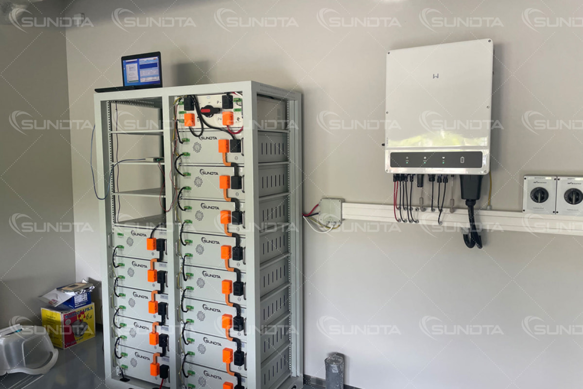 爱沙尼亚客户完成采用 SUNDTA 高压电池的 30kw/65kwh 储能系统的安装