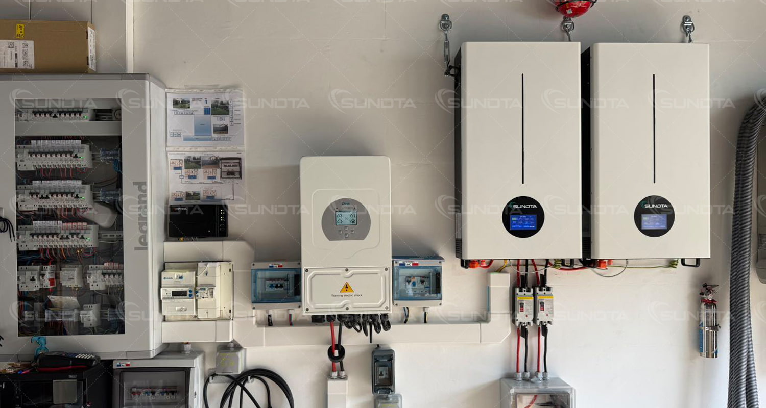 法国：SUNDTA 10KWh 壁挂式电池和太阳能提供能源安全