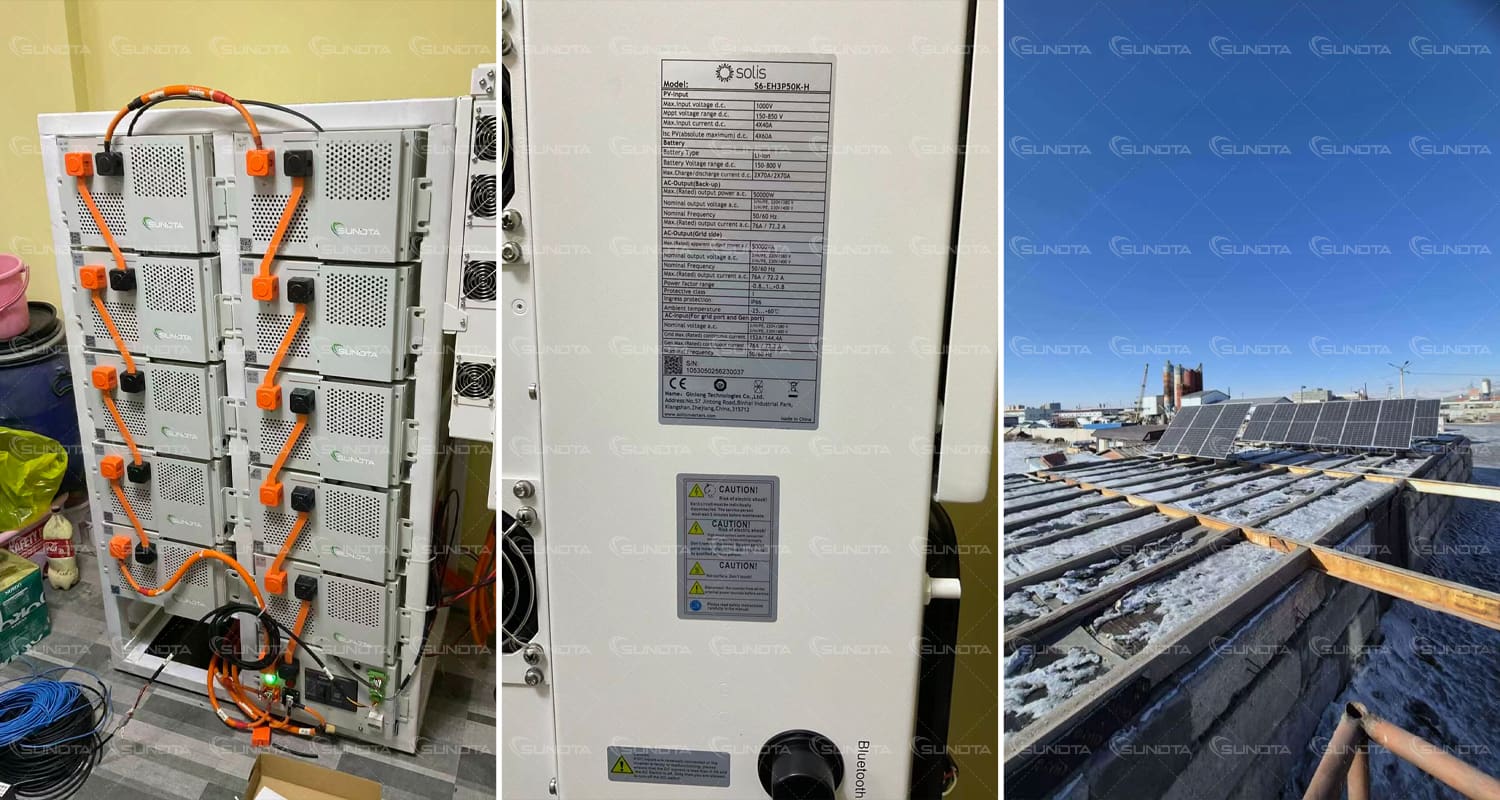 何必与多家供应商打交道？SUNDTA 的一站式 50kW 太阳能储能解决方案登陆蒙古！